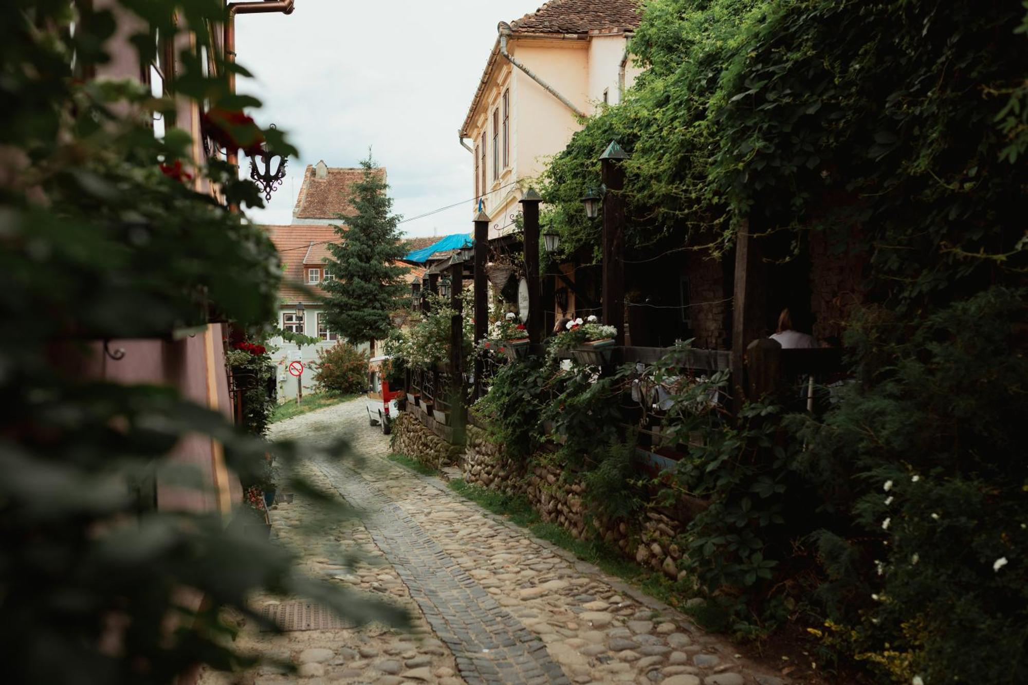 Ferienwohnung Casa Leonhardt Sighişoara Exterior foto